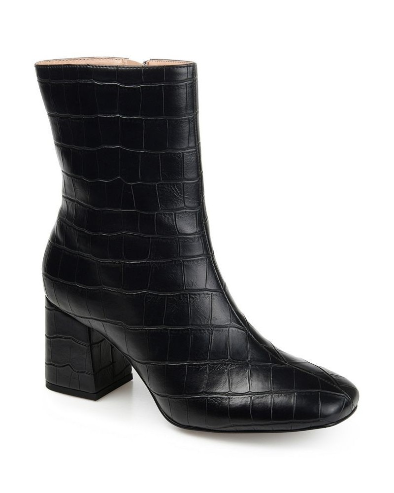 Women's Trevi Textured Bootie Black $46.20 Shoes