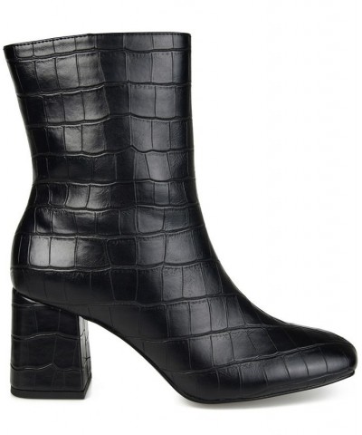 Women's Trevi Textured Bootie Black $46.20 Shoes