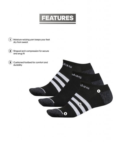 Men's 3-Pk. No-Show Socks Black $13.92 Socks