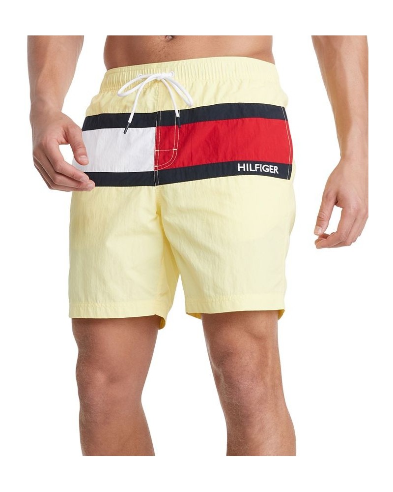 Men's Tommy Flag 7" Swim Trunks PD03 $17.34 Swimsuits