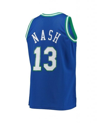 Men's Steve Nash Blue Dallas Mavericks Hardwood Classics Swingman Jersey $35.52 Jersey