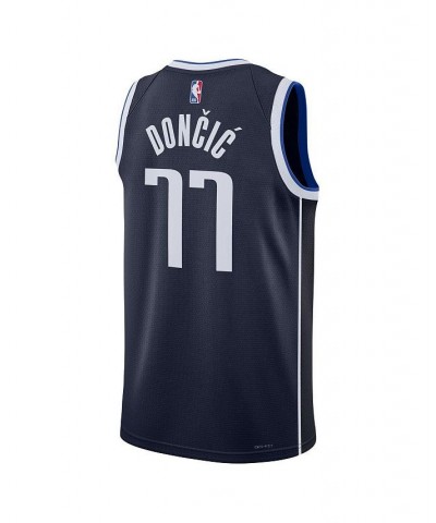 Men's Brand Luka Doncic Navy Dallas Mavericks 2022/23 Statement Edition Swingman Jersey $51.99 Jersey