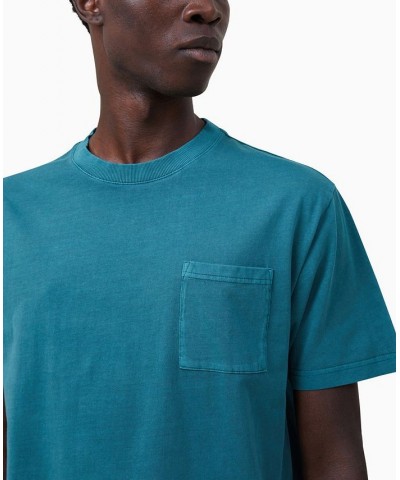 Men's Loose Fit Short Sleeve T-shirt Green $16.49 T-Shirts