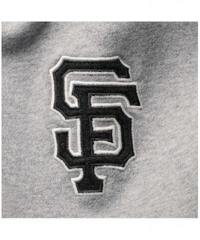 Men's '47 Heathered Gray, Heathered Black San Francisco Giants Two-Toned Team Pullover Sweatshirt $31.31 Sweatshirt