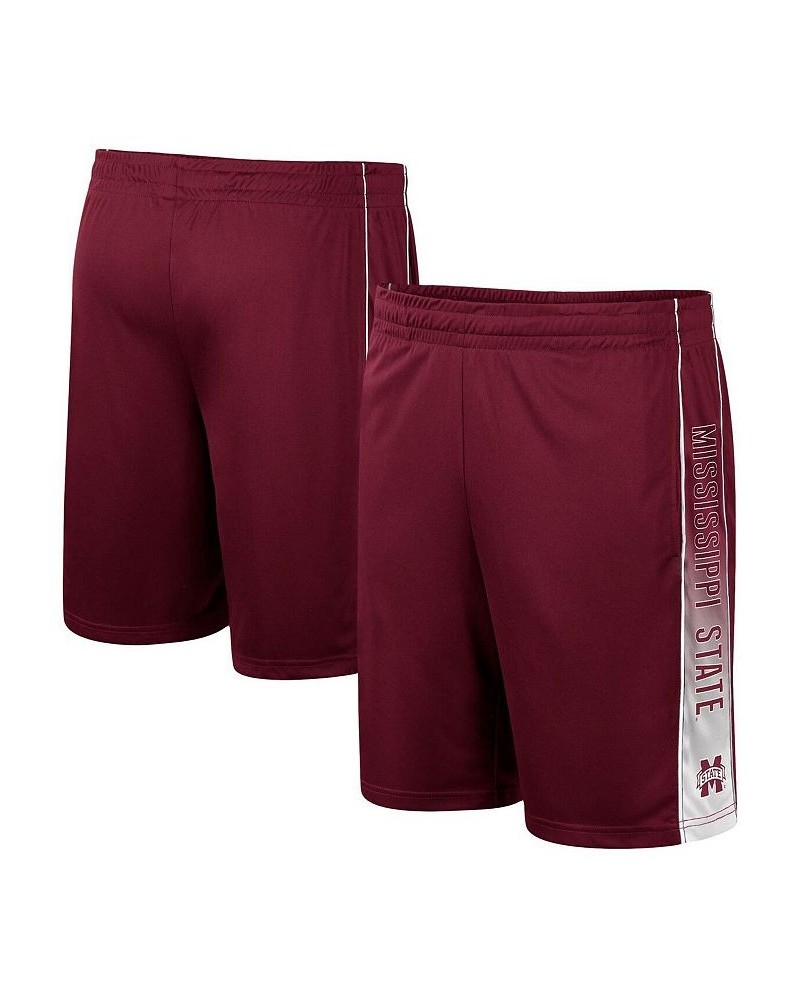 Men's Maroon Mississippi State Bulldogs Lazarus Shorts $21.59 Shorts