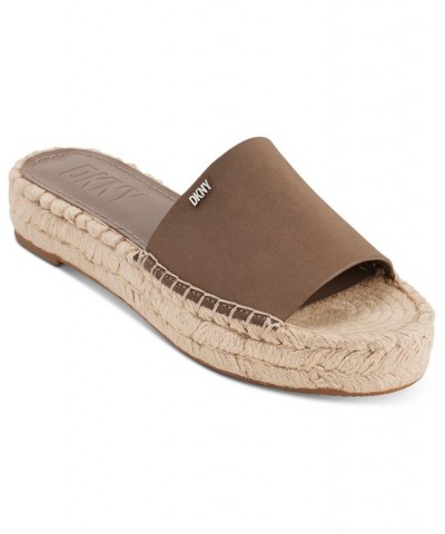 Women's Camillo Slip-On Espadrille Platform Slide Sandals PD04 $60.00 Shoes