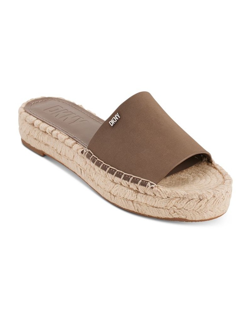 Women's Camillo Slip-On Espadrille Platform Slide Sandals PD04 $60.00 Shoes