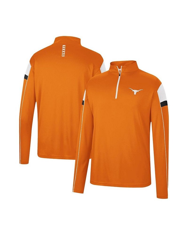 Men's Texas Orange Texas Longhorns Golf Match Quarter-Zip Windshirt $25.80 Sweatshirt