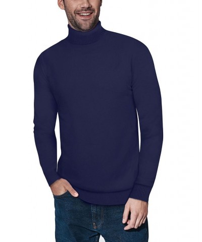 Men's Turtleneck Pull Over Sweater Navy $22.00 Sweaters