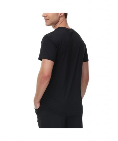 INK + IVY Heat retaining Crew neck contrast Short Sleeve Pajama Tee Black $12.30 Pajama