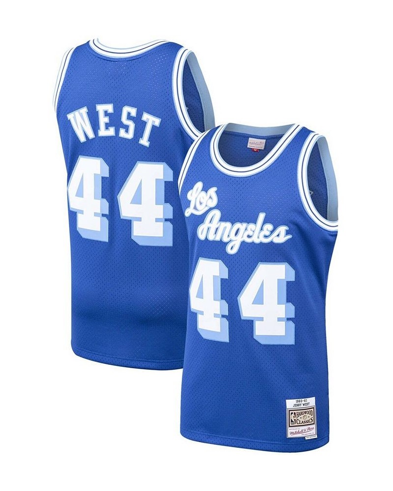 Men's Jerry West Royal Los Angeles Lakers Hardwood Classics 1960-61 Swingman Jersey $53.28 Jersey