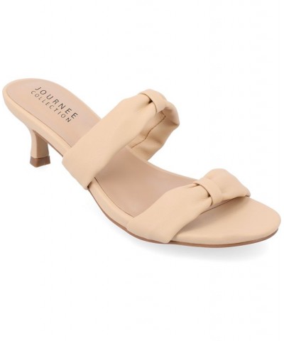 Women's Dyllan Slip-on Heel Nude $44.10 Shoes