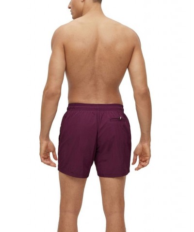 BOSS Men's Large Contrast Logo Quick-Drying Swim Shorts Purple $30.40 Shorts