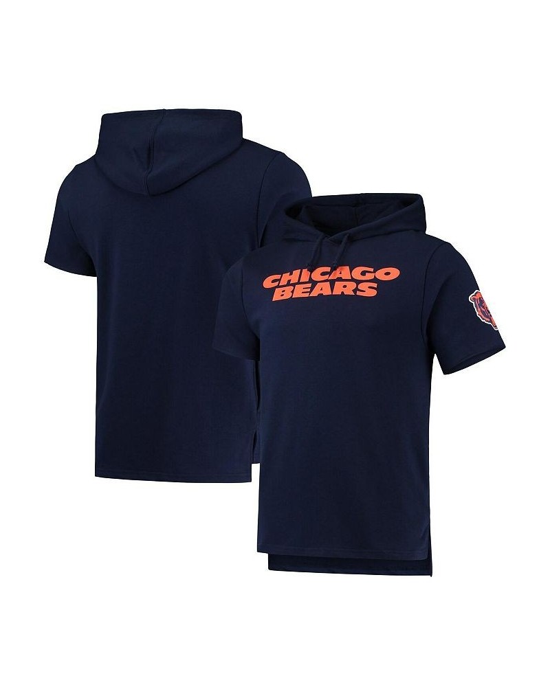 Men's Navy Chicago Bears Game Day Hoodie T-shirt $37.40 T-Shirts