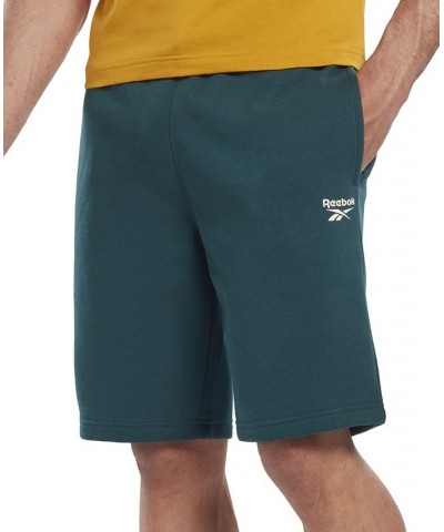 Men's Identity Regular-Fit Logo-Print Sweat Shorts Green $12.71 Shorts