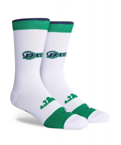 Men's White Dallas Mavericks 2021/22 City Edition Crew Socks $9.66 Socks