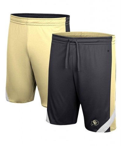 Men's Black, Gold Colorado Buffaloes Am I Wrong Reversible Shorts $25.75 Shorts