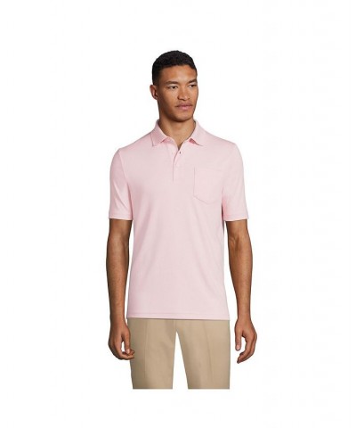 Men's Big and Tall Short Sleeve Super Soft Supima Polo Shirt with Pocket PD03 $28.68 Polo Shirts