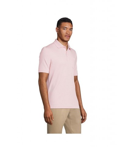 Men's Big and Tall Short Sleeve Super Soft Supima Polo Shirt with Pocket PD03 $28.68 Polo Shirts