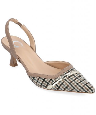 Women's Nellia Slingback Heels PD04 $41.00 Shoes