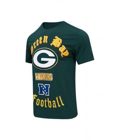 Men's Green Green Bay Packers Old English T-shirt $36.40 T-Shirts