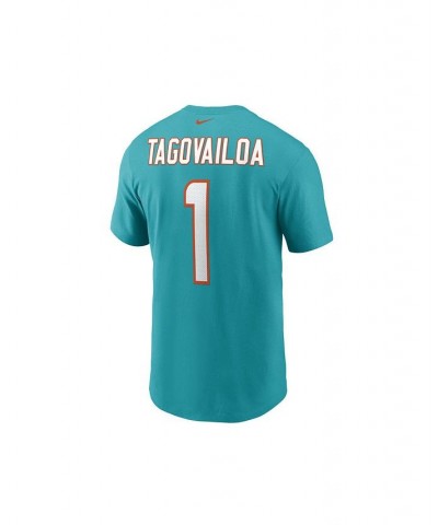 Miami Dolphins Men's Pride Name and Number Wordmark 3.0 Player T-shirt Tua Tagovailoa $20.50 T-Shirts