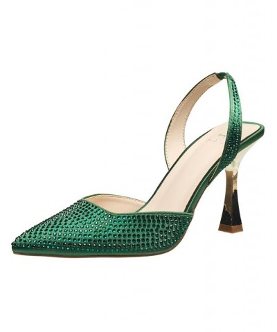 Women's Hawaii Embellished Pumps Green $39.20 Shoes