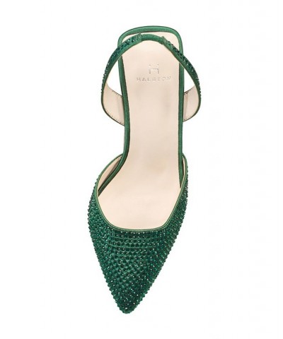 Women's Hawaii Embellished Pumps Green $39.20 Shoes