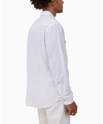 Men's Dallas Long Sleeve Shirt White $33.60 Shirts