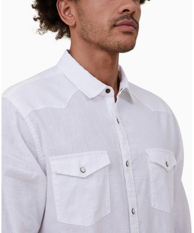 Men's Dallas Long Sleeve Shirt White $33.60 Shirts