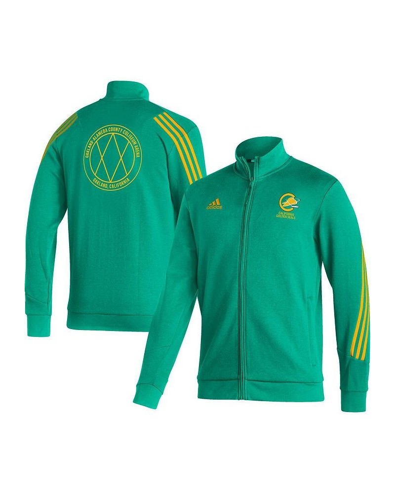 Men's Green California Seals Team Classics Full-Zip Track Jacket $45.89 Jackets