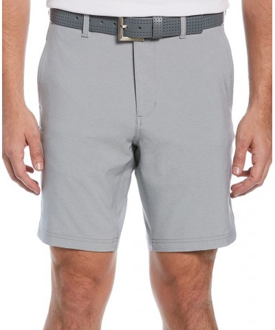 Men's Textured Dobby Performance 9" Golf Shorts Gray $20.68 Shorts