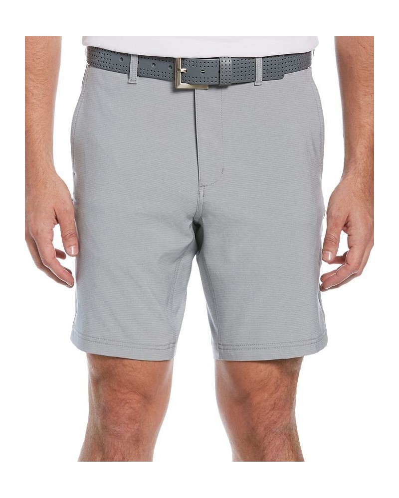 Men's Textured Dobby Performance 9" Golf Shorts Gray $20.68 Shorts