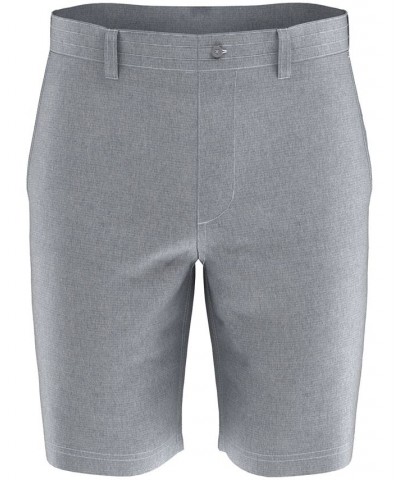 Men's Textured Dobby Performance 9" Golf Shorts Gray $20.68 Shorts