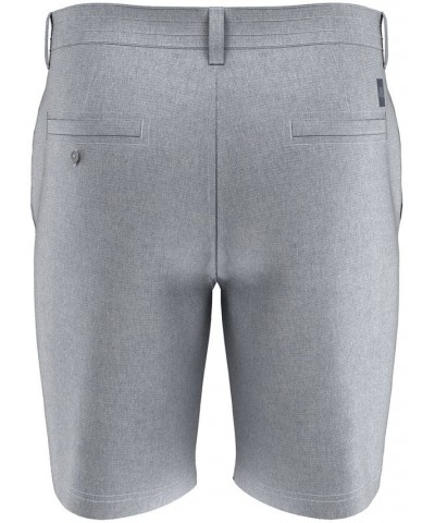 Men's Textured Dobby Performance 9" Golf Shorts Gray $20.68 Shorts