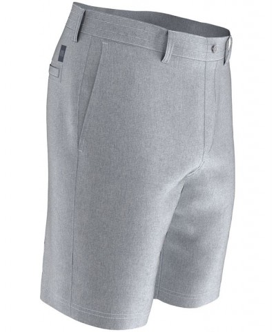 Men's Textured Dobby Performance 9" Golf Shorts Gray $20.68 Shorts