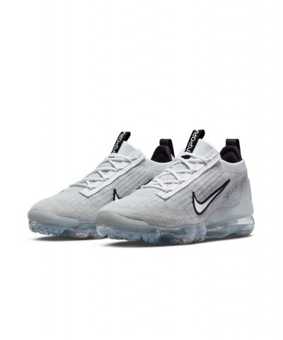 Men's Air VaporMax 2021 FK Running Sneakers White $99.00 Shoes