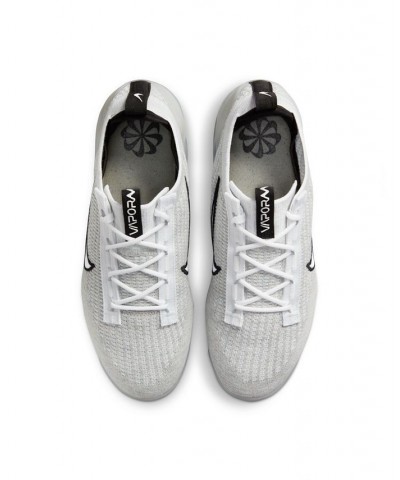 Men's Air VaporMax 2021 FK Running Sneakers White $99.00 Shoes