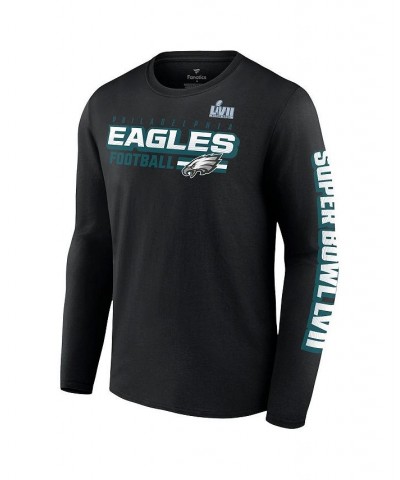 Men's Branded Black Philadelphia Eagles Super Bowl LVII Star Trail Big and Tall T-shirt $23.03 T-Shirts