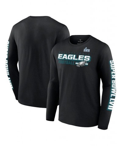 Men's Branded Black Philadelphia Eagles Super Bowl LVII Star Trail Big and Tall T-shirt $23.03 T-Shirts