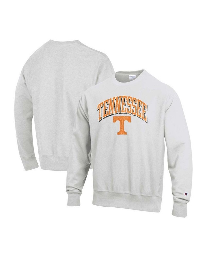 Men's Gray Tennessee Volunteers Arch Over Logo Reverse Weave Pullover Sweatshirt $35.70 Sweatshirt