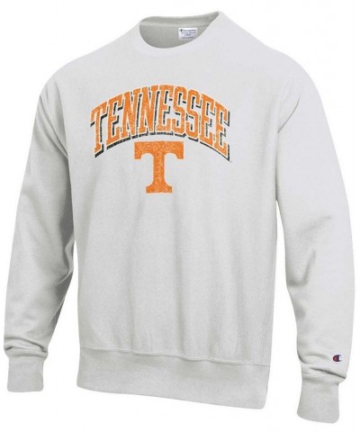 Men's Gray Tennessee Volunteers Arch Over Logo Reverse Weave Pullover Sweatshirt $35.70 Sweatshirt