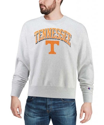 Men's Gray Tennessee Volunteers Arch Over Logo Reverse Weave Pullover Sweatshirt $35.70 Sweatshirt