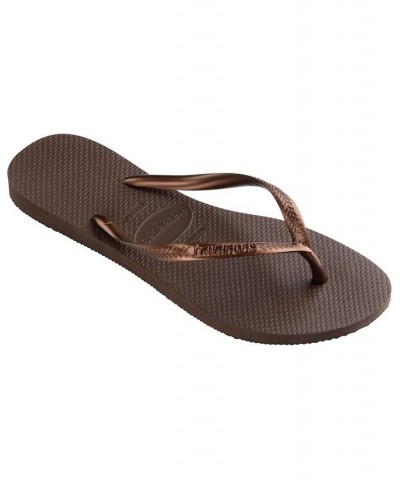 Women's Slim Flip-flop Sandals PD11 $15.04 Shoes