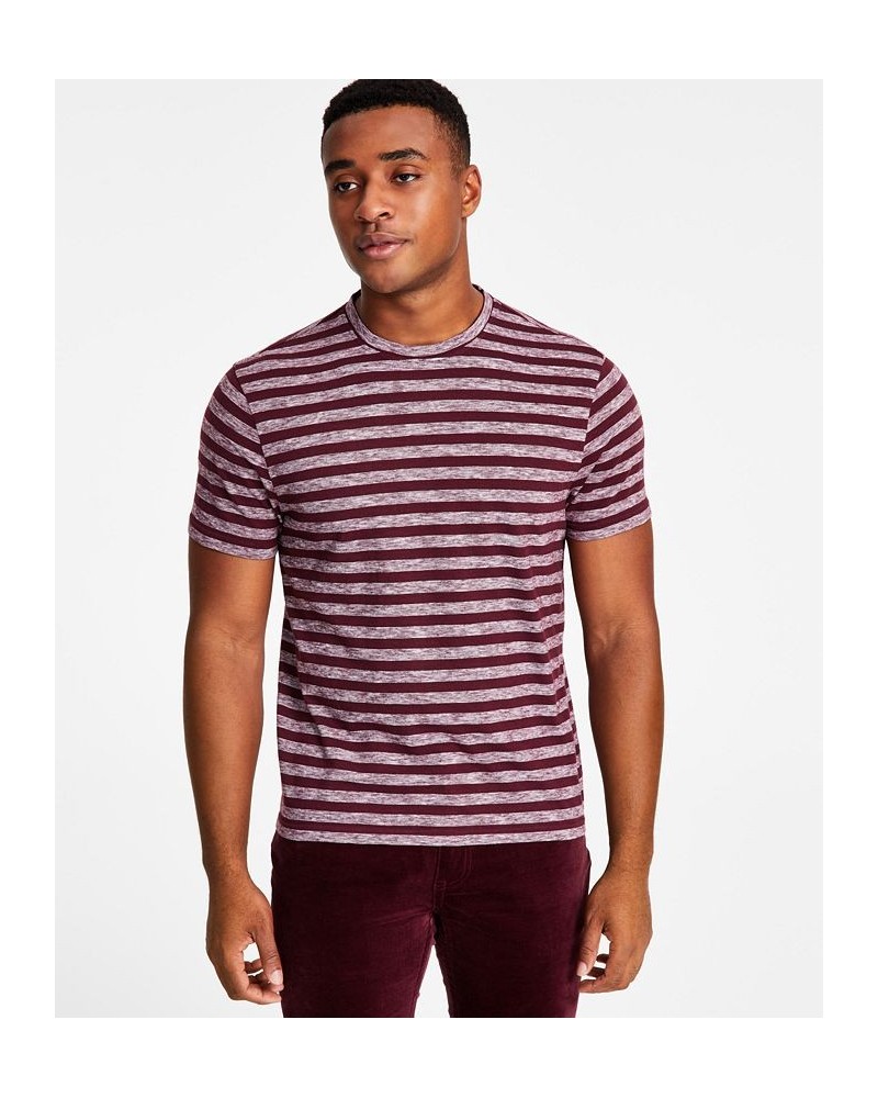 Men's Striped Slub T-Shirt PD07 $10.46 T-Shirts