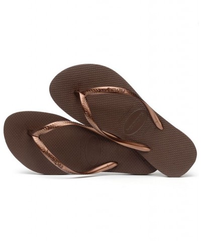 Women's Slim Flip-flop Sandals PD11 $15.04 Shoes