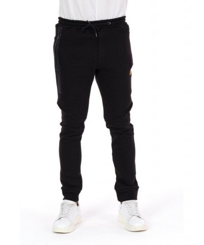 Men's Modern Side Zip Jogger Pants Black $38.75 Pants