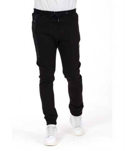 Men's Modern Side Zip Jogger Pants Black $38.75 Pants