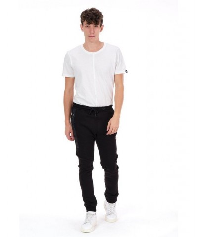 Men's Modern Side Zip Jogger Pants Black $38.75 Pants