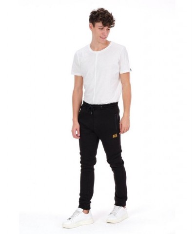 Men's Modern Side Zip Jogger Pants Black $38.75 Pants